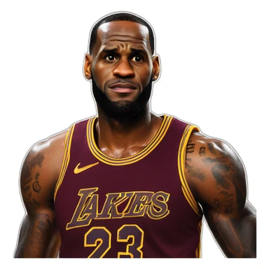 Lebron James zesty sticker