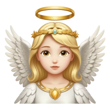 angel girl 4 wings emoji sticker