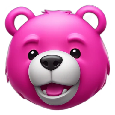 Fortnite pink bear sticker