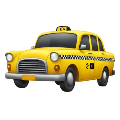 Yellow taxi sticker
