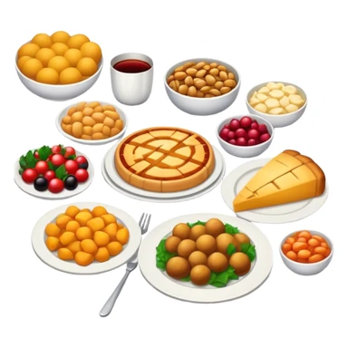 Food holiday meals sticker