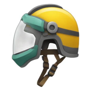 Guía Barranquismo con casco y arnes sticker