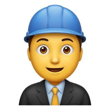 giant emoji for my boss at work sticker