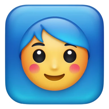 ‼️colour change blue sticker