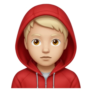 only red hoodie sticker