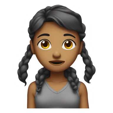 the girl feels bad sticker