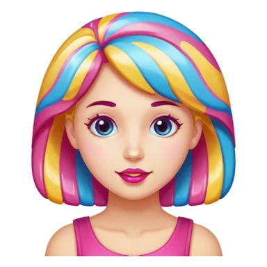 candygirl made of candy sticker