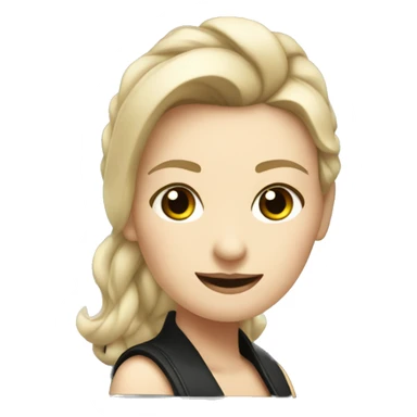 a white girl drives a black convertible mini cooper sticker