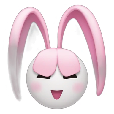 Heart shaped hairband,slender and droopy bunny ear,pink color sticker