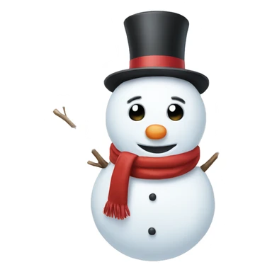 Snowman sticker
