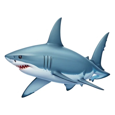 Tung tung tung sahur on a shark sticker