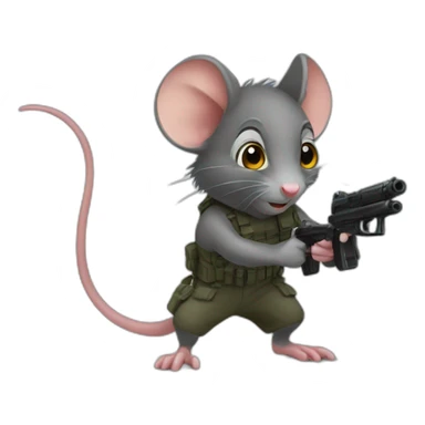 rat mission impossible sticker