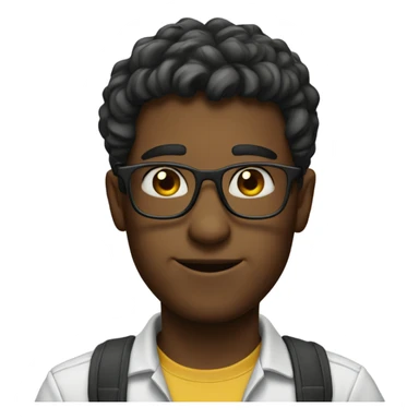 nerd with heart eyes sticker