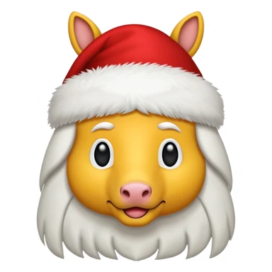 Noel babanın şapkası sticker