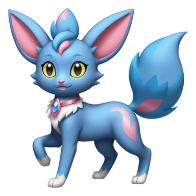 Luxray-Sylveon-Dewott-fusion sticker