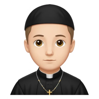 Young priest  sticker