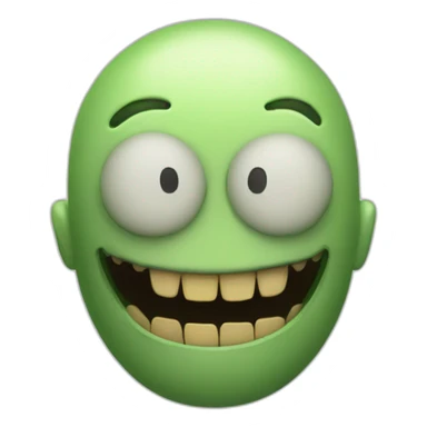 creepy-german-3d-smiley sticker