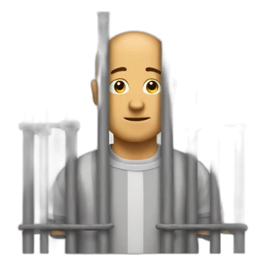 just prison bars sticker