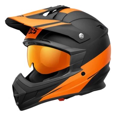 Casque moto cross sticker