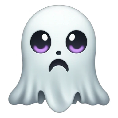 Kawaii ghost sticker