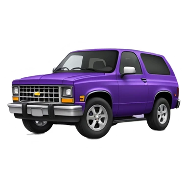 Purple Chevy blazer sticker