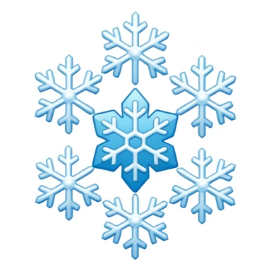 snow falling sticker