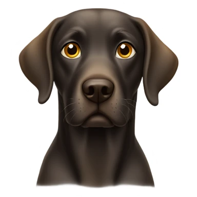 Labrador retriever being cross eyed  sticker