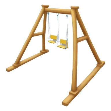 Double swing set sticker