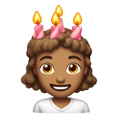 22 birthday cake sticker