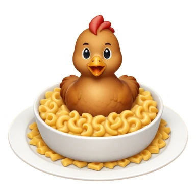 chicken with mac and cheese sticker