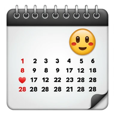 calender 02.28 sticker