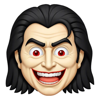 Gene Simmons kiss happy face sticker