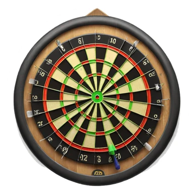 DART BOARD sticker