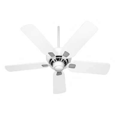 white celling fan blades only sticker