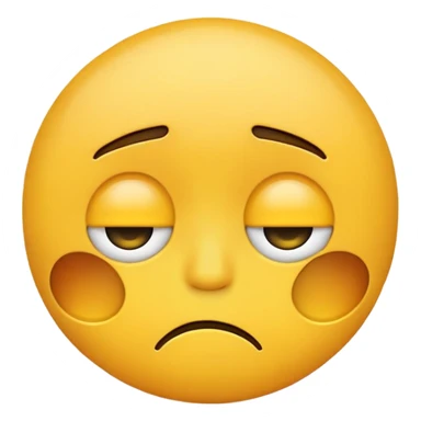 depressed emoji sticker