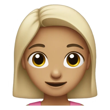 A girl saying “nah” sticker