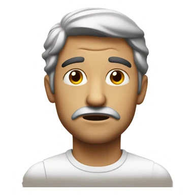 italian guy fuming sticker