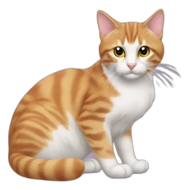 Pussy cat sticker