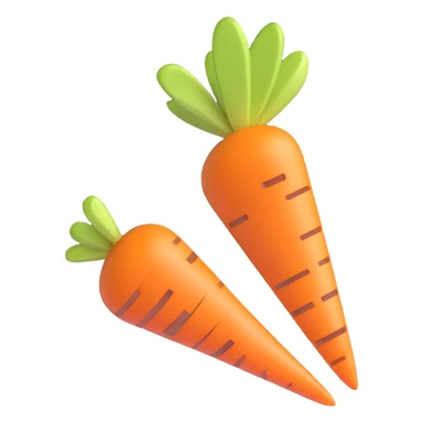sliced carrot sticker