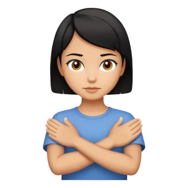 👇deux de ses mains qui ce croise  sticker