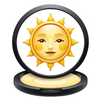 sun pact whit powder sticker