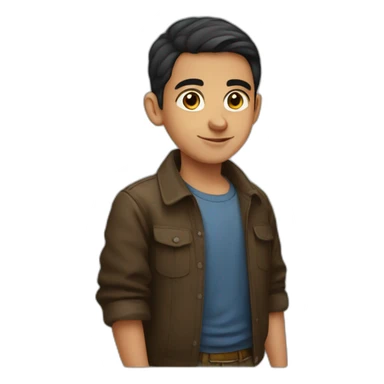 Armenian boy sticker