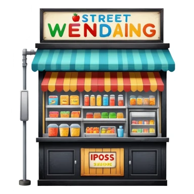 street vending store sticker