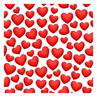 Lots of hearts sticker