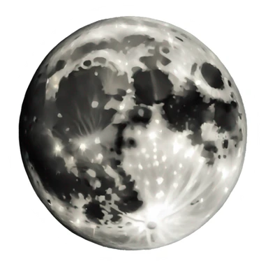 Good night full moon sticker