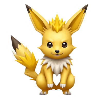 Jolteon the electric Pokémon waving sticker