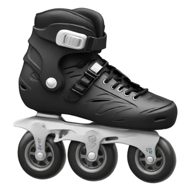 a black rollerblade inline skate, the model called "TWISTER XT" sticker