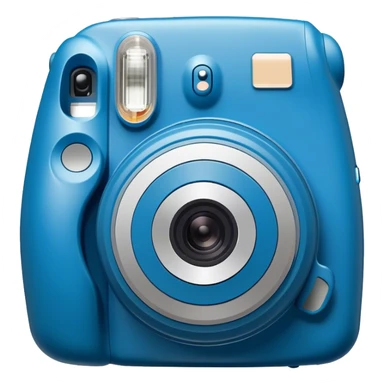 Instax camera blue color sticker