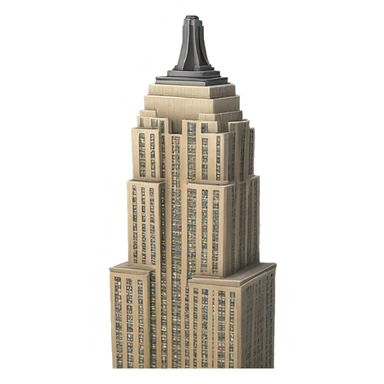 Empire State Building realistic sticker