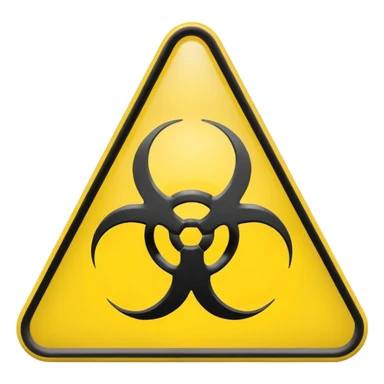 chemical weapons sign sticker